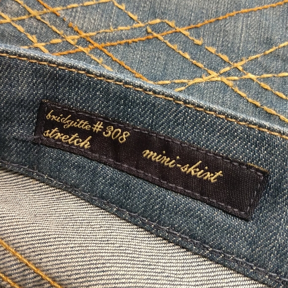 CoH Bridgitte #308 Stretch Denim Mini - Picture 5 of 6